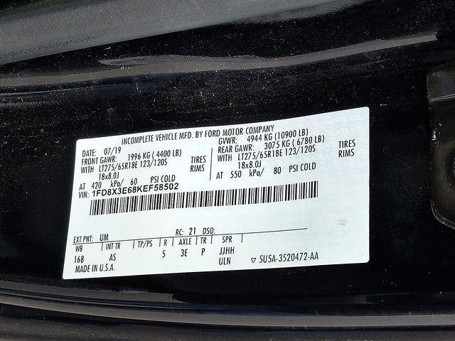 2019 Ford F-350SD XL 168 WB