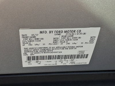 2017 Ford Explorer Limited