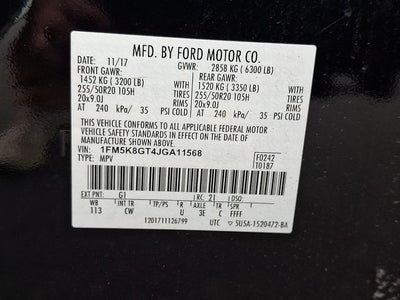 2018 Ford Explorer Sport