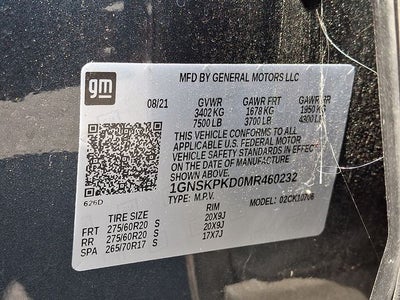 2021 Chevrolet Tahoe Z71