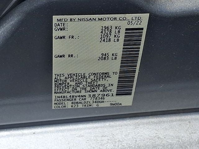 2022 Nissan Altima 2.5 S