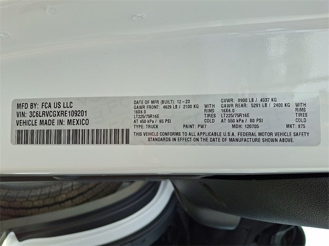 2024 RAM ProMaster 2500 High Roof 136 WB