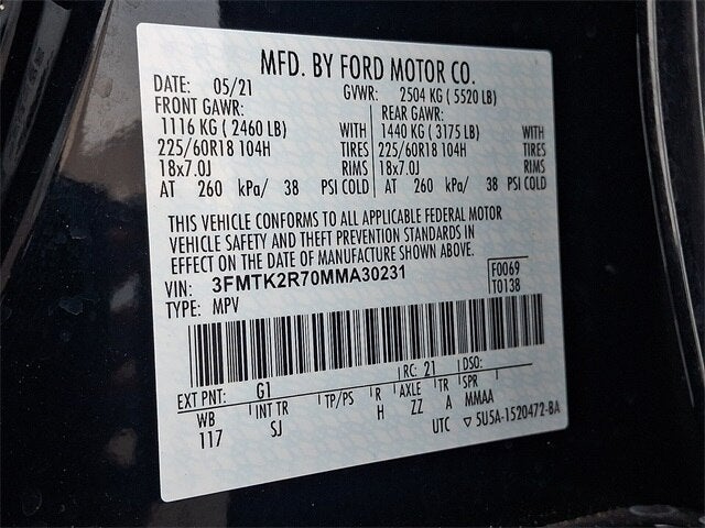 2021 Ford Mustang Mach-E California Route 1