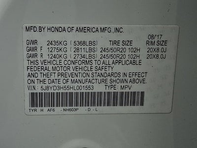 2017 Acura MDX 3.5L w/Technology Package