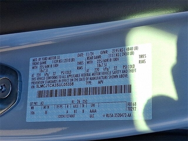 2025 Lincoln Corsair Premiere