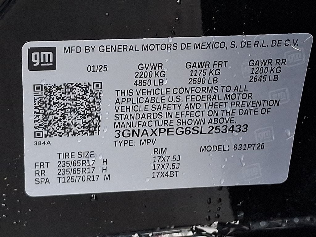 2025 Chevrolet Equinox LT