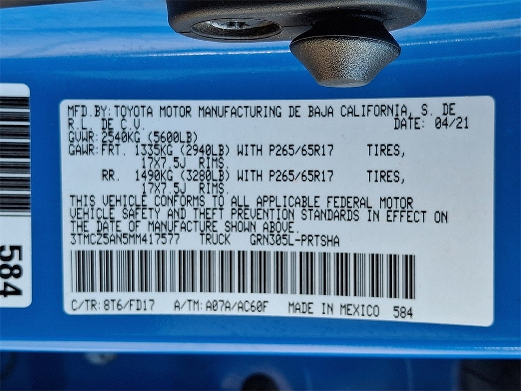 2021 Toyota Tacoma TRD Sport V6