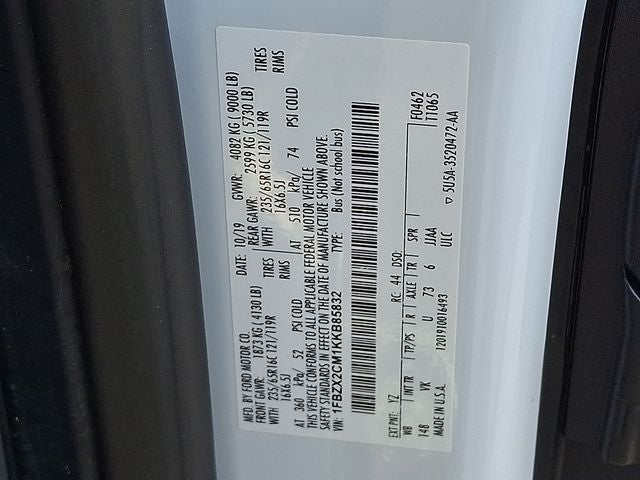 2019 Ford Transit-350 XL
