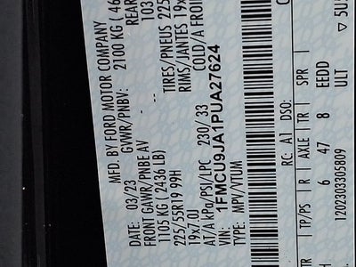 2023 Ford Escape Platinum