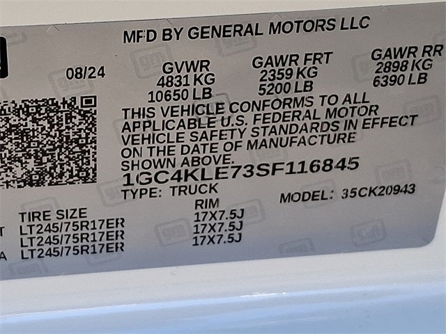 2025 Chevrolet Silverado 2500HD Work Truck