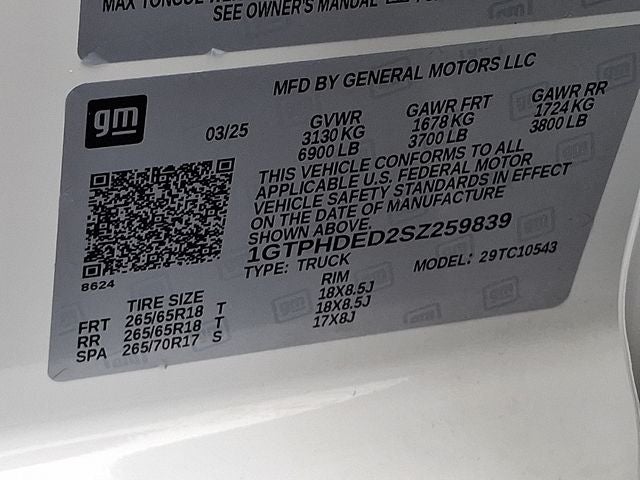2025 GMC Sierra 1500 SLT
