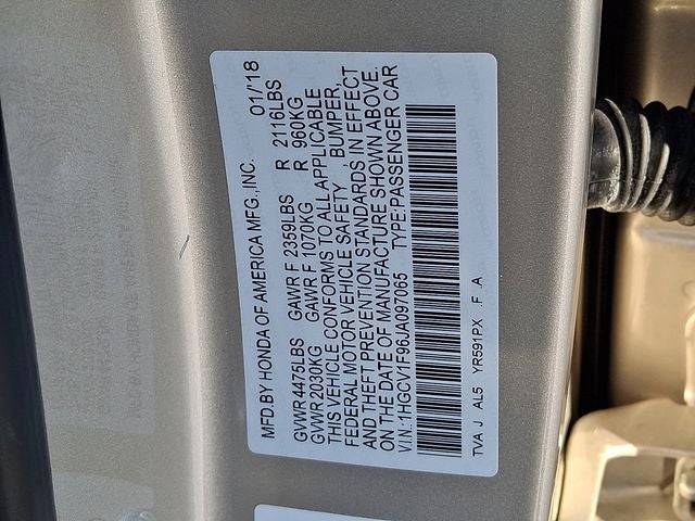 2018 Honda Accord Touring