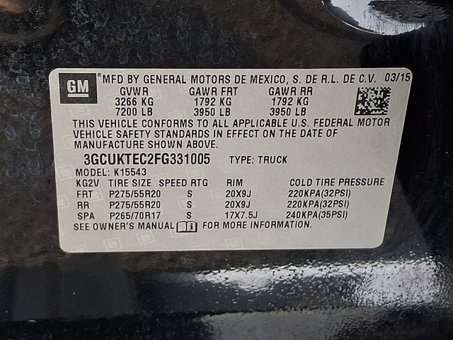 2015 Chevrolet Silverado 1500 High Country