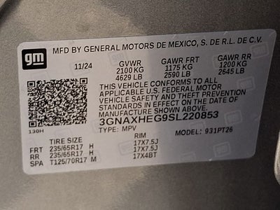 2025 Chevrolet Equinox LT