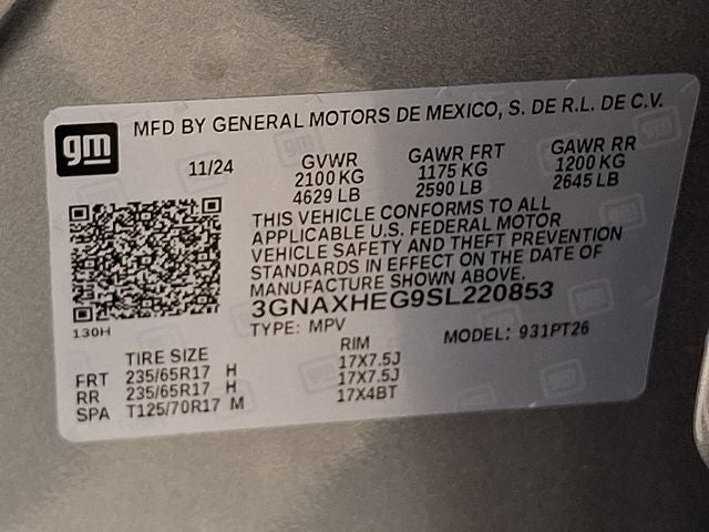 2025 Chevrolet Equinox LT