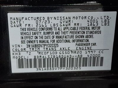 2023 Nissan Sentra SR