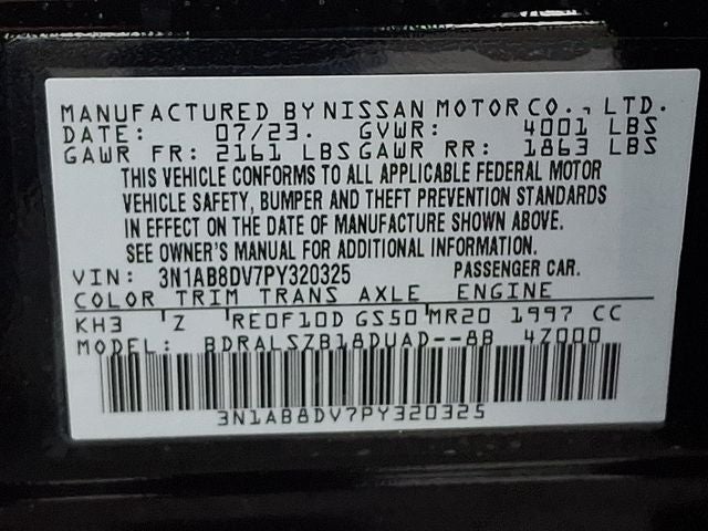 2023 Nissan Sentra SR