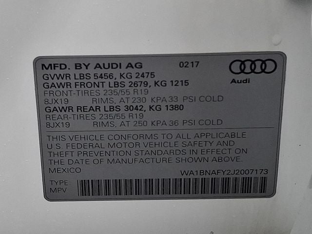 2018 Audi Q5 2.0T Premium Plus quattro