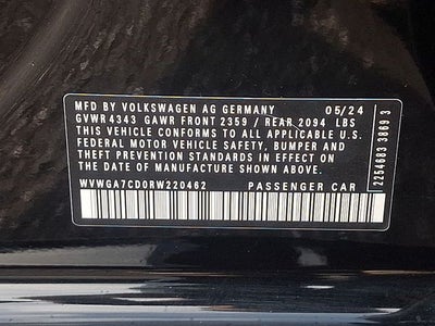 2024 Volkswagen Golf GTI 2.0T S