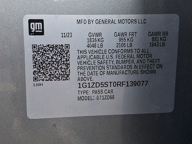 2024 Chevrolet Malibu LT 1LT