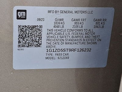 2024 Chevrolet Malibu LT 1LT
