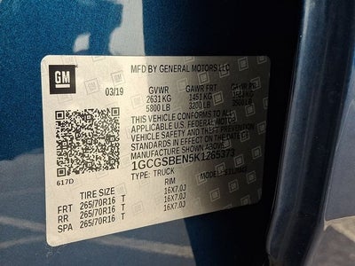 2019 Chevrolet Colorado Work Truck