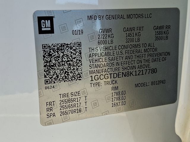 2019 Chevrolet Colorado Z71