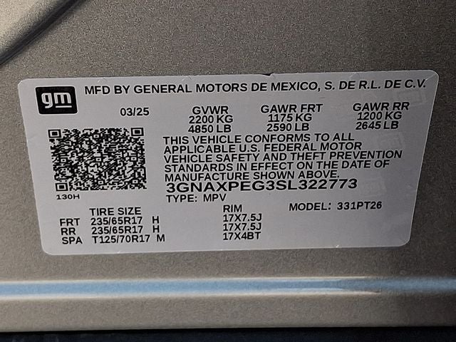 2025 Chevrolet Equinox LT