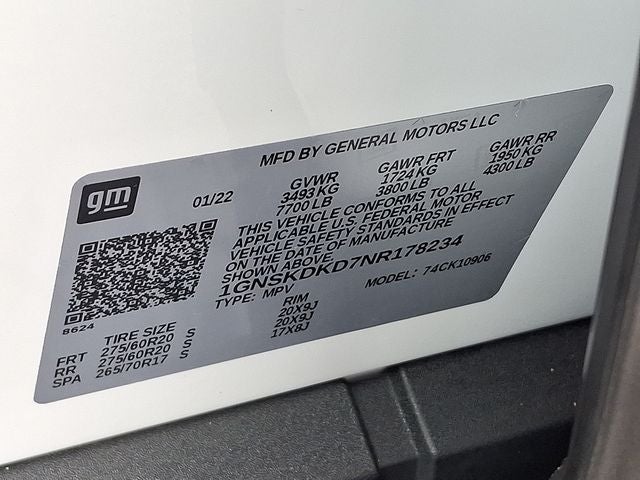 2022 Chevrolet Suburban Z71