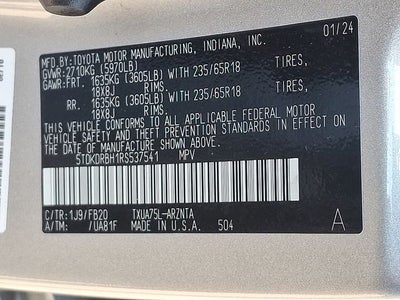 2024 Toyota Highlander LE