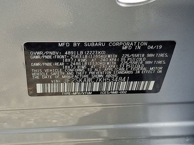 2019 Subaru Forester Touring