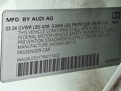 2024 Audi A3 40 Premium FrontTrak