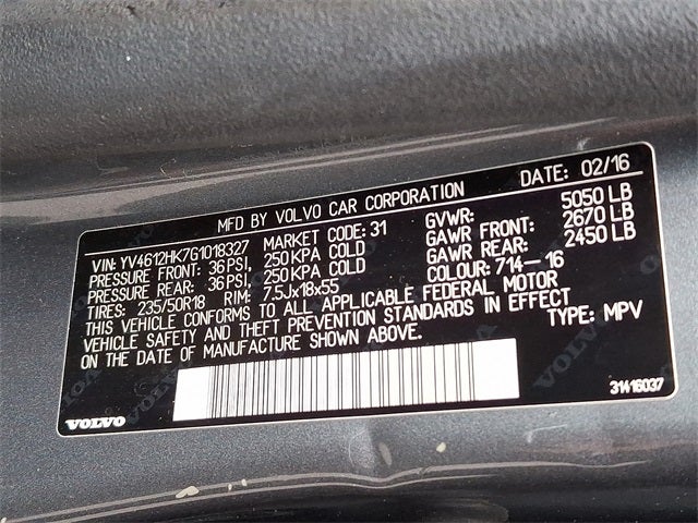 2016 Volvo V60 Cross Country T5