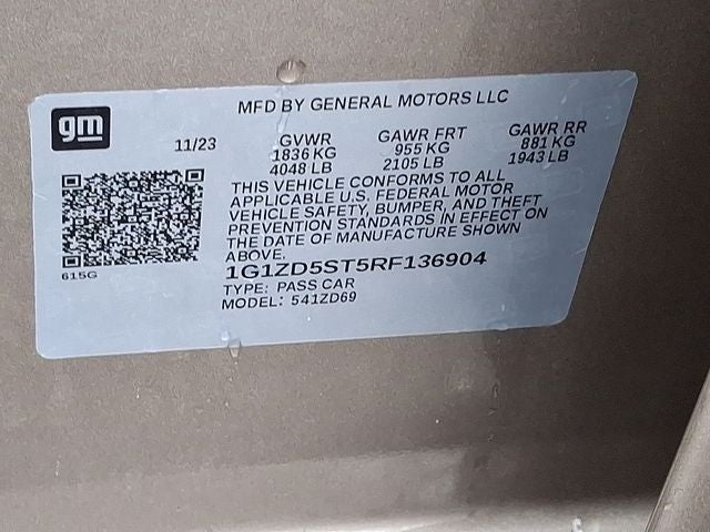 2024 Chevrolet Malibu LT 1LT