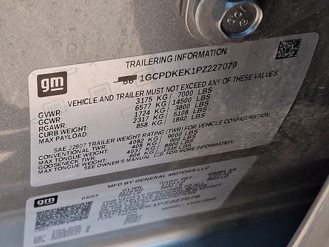 2023 Chevrolet Silverado 1500 LT