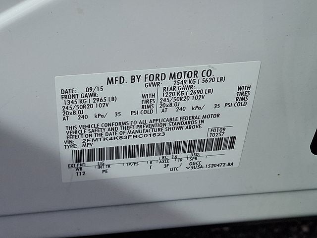 2015 Ford Edge Titanium