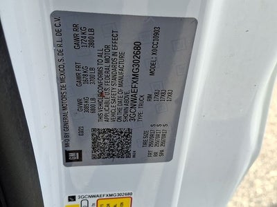 2021 Chevrolet Silverado 1500 WT