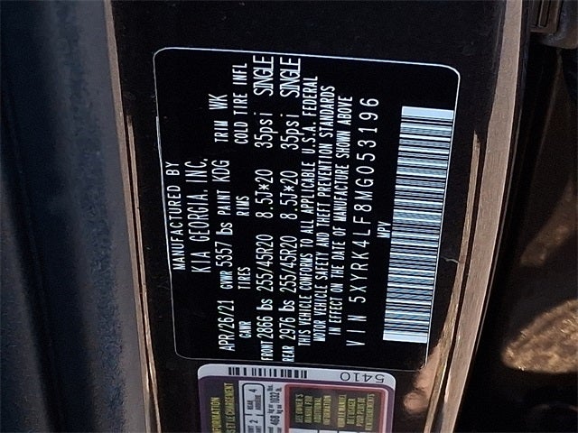 2021 Kia Sorento SX-Prestige