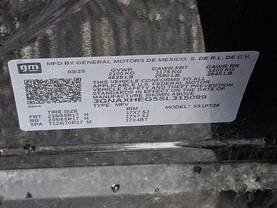 2025 Chevrolet Equinox FWD LT