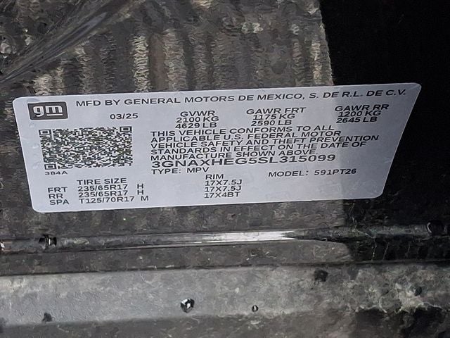 2025 Chevrolet Equinox FWD LT