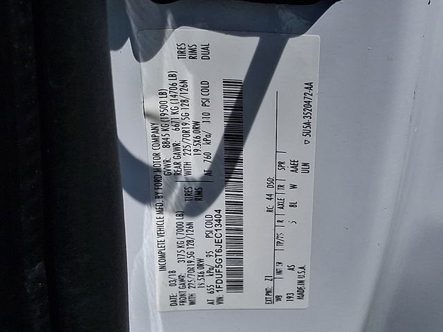 2018 Ford Super Duty F-550 DRW XL