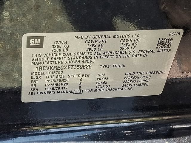 2015 Chevrolet Silverado 1500 LT