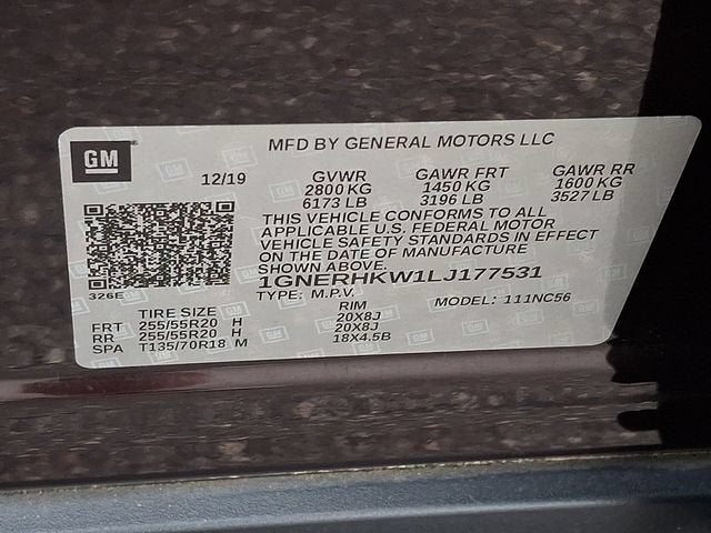 2020 Chevrolet Traverse LT Leather