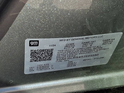 2025 Chevrolet Traverse RS