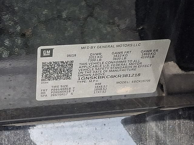 2019 Chevrolet Tahoe LT