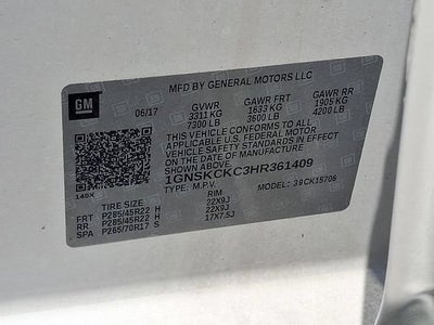 2017 Chevrolet Tahoe Premier