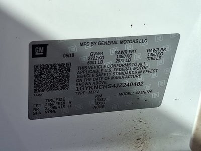 2018 Cadillac XT5 Luxury FWD