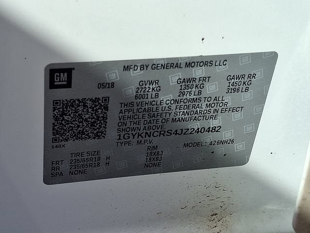 2018 Cadillac XT5 Luxury FWD