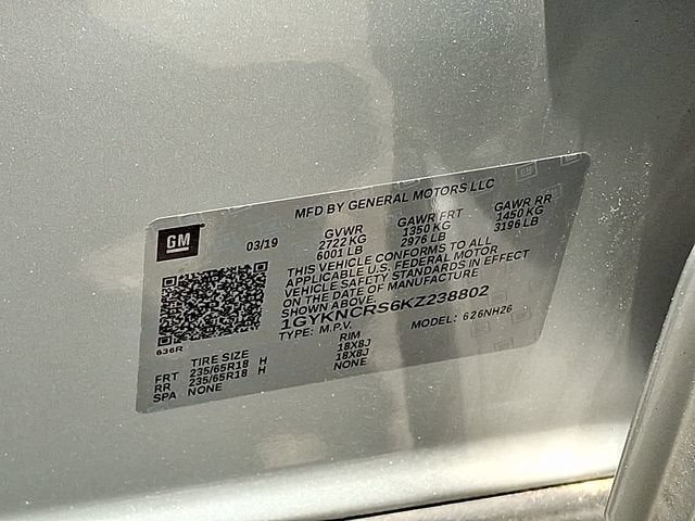 2019 Cadillac XT5 Luxury FWD