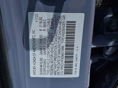 2021 Honda Accord Sedan Sport SE